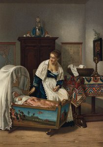 Den unge moren (chromolitho)