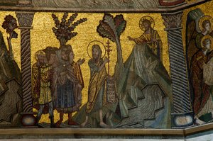 Døperen Johannes forkynner Kristus (mosaikk)