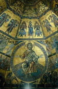 Mosaikk på det kuppelformede taket til St Johns Baptistry, Firenze (mosaikk)
