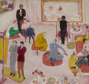 Studiofest (kveld) av Florine Stettheimer