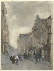Gateutsikt i Haag av Floris Arntzenius (signed by artist)