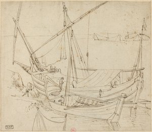 Båter av Follower of Agostino Tassi