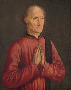 Portrett av en giver av Follower of Dirck Bouts