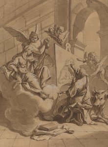 Saint Luke maler jomfruen