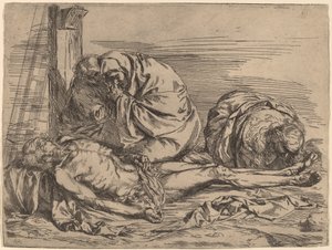 Klagesangen av Follower of Jusepe de Ribera