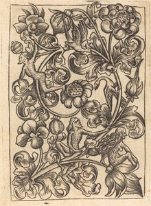 Ornament med Wild Folk av Follower of Master E.S.