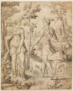 Esau møter Rebekka tomhendt etter jakten av Fontainebleau School