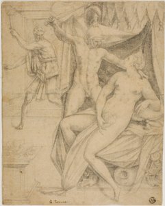 Tarquin og Lucretia av Fontainebleau School