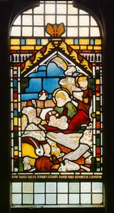 The Nativity, 1861 (farget glass) av Ford Madox Brown