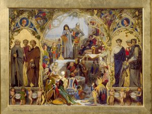 The Seeds and Fruits of English Poetry, 1845-1853 av Ford Madox Brown