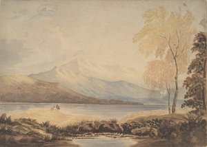 Lakeland Landscape, tidlig på 1800-tallet. av Formerly attributed to Copley Fielding.