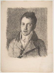Portrett av en ung mann, ca. 1820. av Formerly attributed to Goya