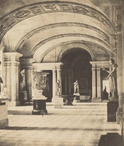 Salon of the Caryatides, Louvre av Fortuné Joseph Petiot Groffier