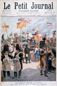 Feiring av fet okse i Paris, 1896 av Fortuné Méaulle