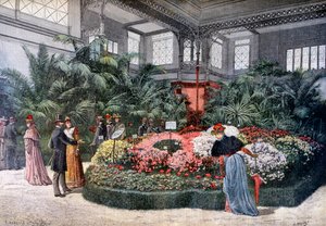 Hagebruksutstilling, Cours La Reine, Paris, 1892 av Fortuné Méaulle
