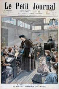 Mademoiselle Eugenie Bonnefois, grunnlegger av en skole for barn av tivoliarbeidere, 1897 av Fortuné Méaulle