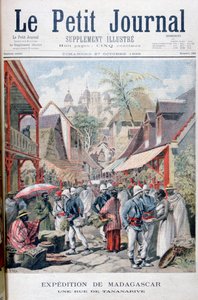 Tananarive Antananarivo, hovedstaden på Madagaskar, 1895