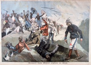 Massakren på en engelsk misjon i Benin, 1897