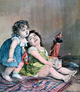 Overraskelsen, 1891 av Fortuné Méaulle