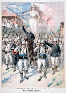 Victory!!, Fransk intervensjon på Madagaskar, 1895 av Fortuné Méaulle