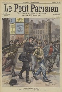 En fransk politimann drept under tjenesten av Fortune Louis Meaulle