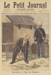 Alfred Dreyfus fengslet på Devils Island