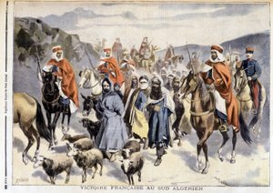 Fransk seier i Sør-Algeria - i "" Le Petité Journal"" av 28.03.1897 av Fortune Louis Meaulle