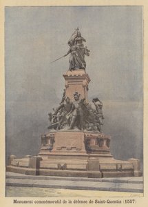 Monument til minne om forsvaret av Saint-Quentin i 1557