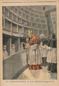 Religiøs konfirmasjon i fengselet til La Petite Roquette, fra Le Petit Journal, 1. november 1896 av Fortune Louis Meaulle
