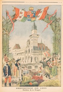 Den ungarske paviljongen på verdensutstillingen i 1900, Paris, illustrasjon fra 