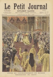 Kroningen av tsar Nicholas II og tsarina Alexandra fra Russland