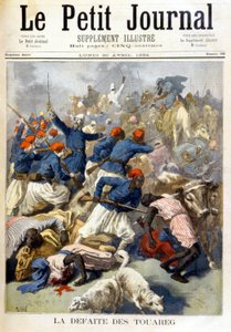 Tuaregens nederlag - i "" Le Petite Journal"" av 30.04.1894 av Fortune Louis Meaulle