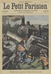 Togulykke på Chemin du Fer du Nord, Frankrike av Fortune Louis Meaulle