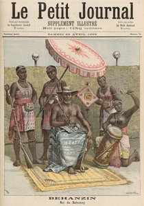Behanzin (1844-1906) King of Dahomey, fra 