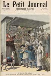 Nyttårsdag i Paris: The Little Stalls on the Boulevard, cover av 