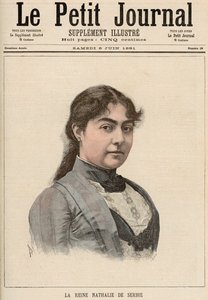 Dronning Natalija av Serbia (1859-1941) fra 