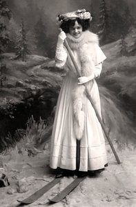 Gertie Millar 1879-1952, engelsk skuespillerinne, 1906. av Foulsham and Banfield