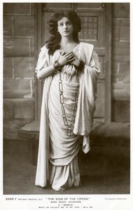 Marie Leonhard, skuespillerinne, ca 1900-tallet.