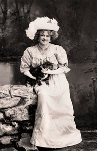 Marie Studholme 1875-1930, engelsk skuespillerinne, 1900-tallet. av Foulsham and Banfield