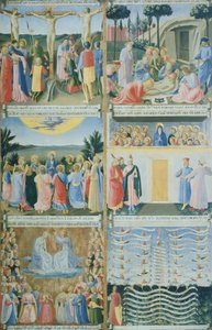 Armadio degli Argenti (sølvkiste) med Jesu liv av Fra (c.1387 1455) Angelico
