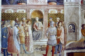 Die Verurteilung des Heiligen Laurentius durch Kaiser Valerian