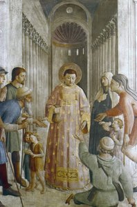 St Lawrence gir almisser (fresco)