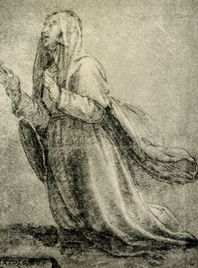 Studie på St. Katarina av Siena av Fra Bartolomeo