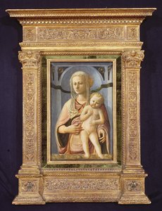 Madonna og barn, ca. 1435 (tempera på panel) av Fra Filippo Lippi