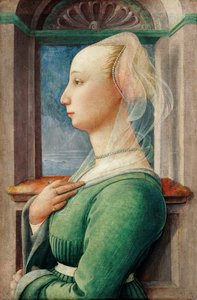 Profilportrett av en ung kvinne, ca 1445 av Fra Filippo Lippi