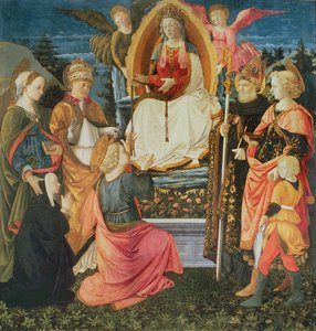 The Madonna of the Sacred Girdle, 1456 av Fra Filippo Lippi