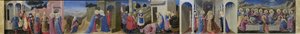 Predella av altertavlen Bebudelsen, ca. 1433-1434. av Fra Giovanni Angelico da Fiesole