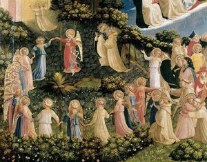 The Last Judgment Detail, ca 1432. av Fra Giovanni Angelico da Fiesole
