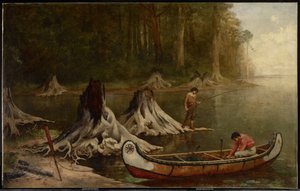 Relikvier fra Primaeval Forest, Canada, 1885 av Frances Anne Hopkins