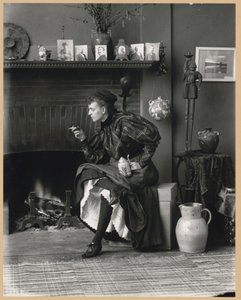 Frances Benjamin Johnston, selvportrett (som 